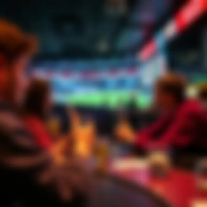 Live sports betting experience