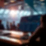 Conceptual illustration of a sports trading platform