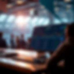 Conceptual illustration of a sports trading platform