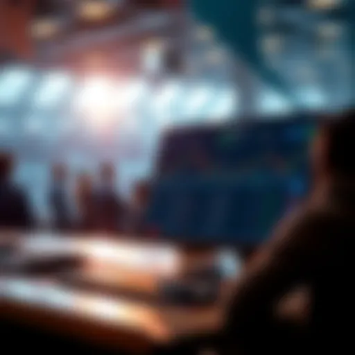 Conceptual illustration of a sports trading platform