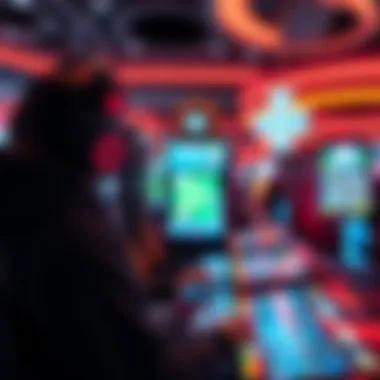 A futuristic representation of technology influencing mobile gambling experiences.