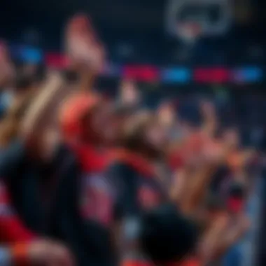 Passionate Thunder Fans Fans cheering passionately during a game