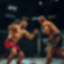 UFC event showcasing intense fighters in the octagon
