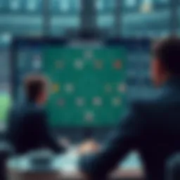 A strategic soccer match analysis board