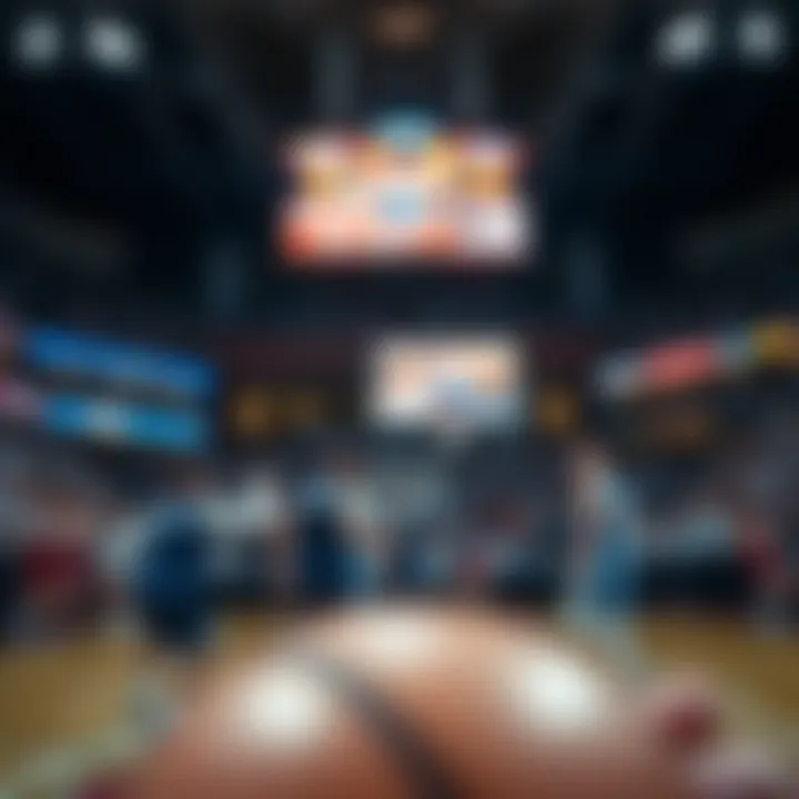 Visual representation of user engagement in sports analysis.