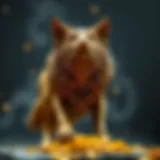 Symbolic representation of Wolf Gold in betting