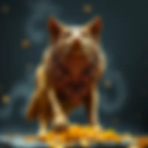 Symbolic representation of Wolf Gold in betting