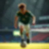 Visual representation of the xG concept in soccer
