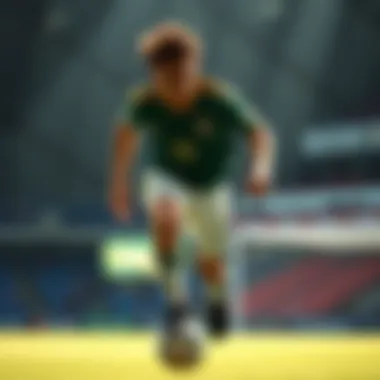 Visual representation of the xG concept in soccer